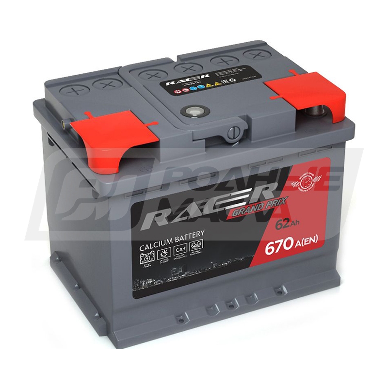 RACER Grand Prix 62.1 (L2.1, AK) 62 Ач, п/п PLNT0111584